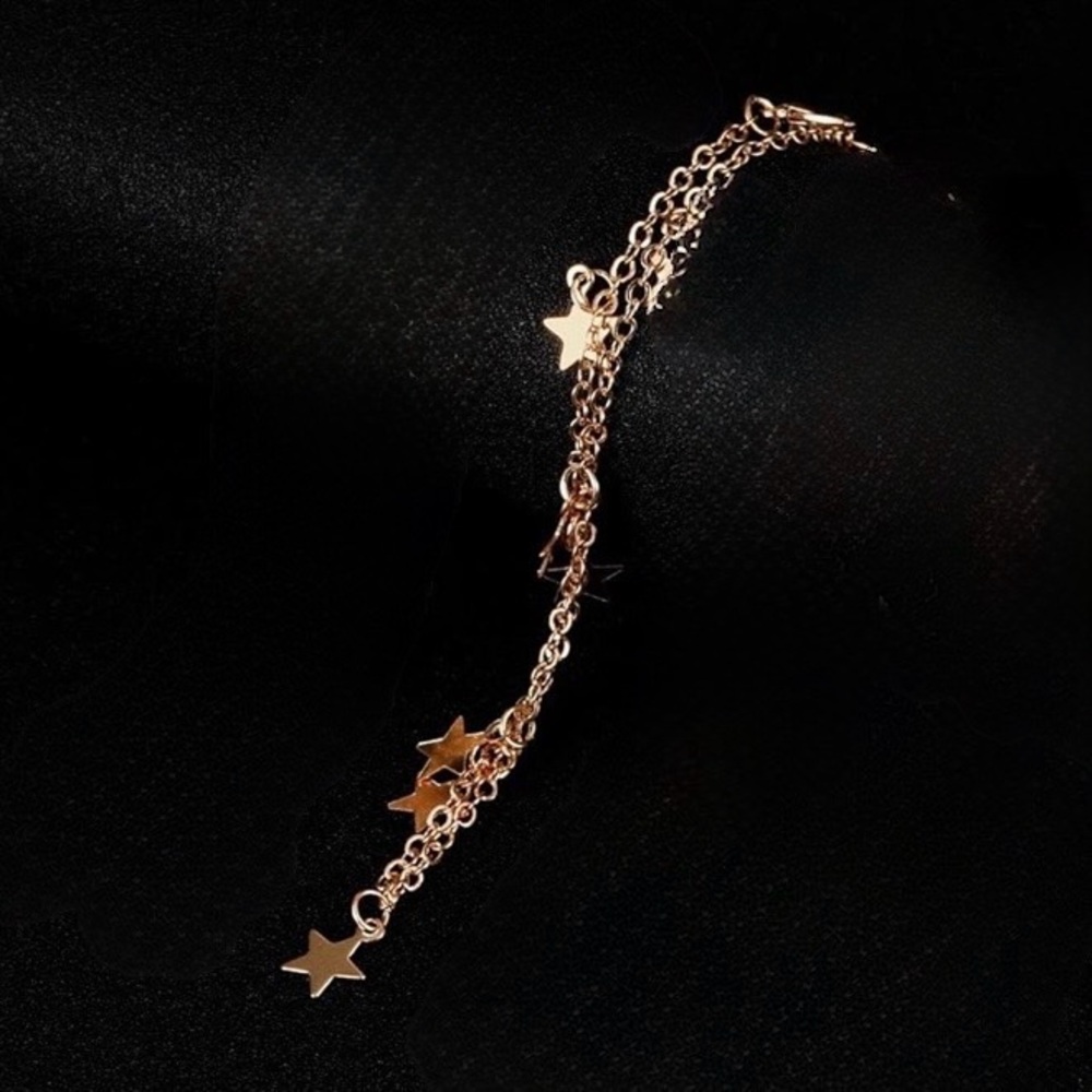 Gold Chain Anklet/Bracelet Charm Gift Beach
Adjustable Boho Dainty